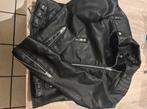 Leren jack zwart met riem en ritsen dames maat M, Ophalen of Verzenden, Dames