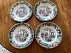 4 assiettes vintage Boch Freres, Ophalen
