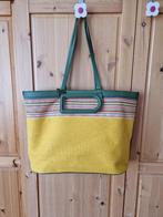 Delvaux Tote Bag canvas "D tot D XL", Handtassen en Accessoires, Tassen | Damestassen, Ophalen, Zo goed als nieuw, Geel, Overige typen
