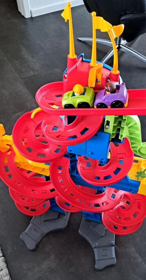 Fisher price om-de-beurt racebaan model FXK63, Kinderen en Baby's, Speelgoed | Racebanen, Zo goed als nieuw, Racebaan, Ophalen