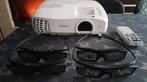 Epson EH-TW 5100 3D-projector + 4 actieve brillen, Full HD (1080), Epson, Zo goed als nieuw, Verzenden