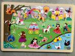Houten puzzel, Kinderen en Baby's, 10 tot 50 stukjes, Ophalen of Verzenden, Zo goed als nieuw, Van hout