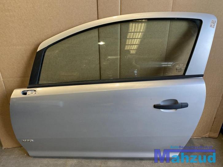 OPEL CORSA D Grijs Z157 Links linker deur portier 3 deurs, Auto-onderdelen, Carrosserie, Deur, Opel, Gebruikt, Ophalen