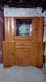Vintage vitrine kast, Huis en Inrichting, Ophalen
