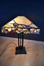 tifanny style lamp, Glas, Gebruikt, 50 tot 75 cm, Ophalen