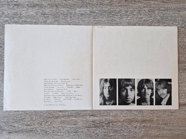 the beatles  witte dubbel lp misdrukt, CD & DVD, Vinyles | Rock, Utilisé, Pop rock, 12 pouces, Enlèvement ou Envoi