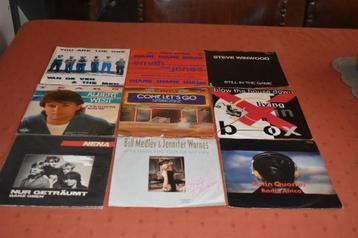 lijsten muzieksingels 45t's vinyl's uit de jaren 50*60*70*80 beschikbaar voor biedingen