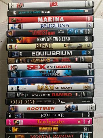 Allerlei dvd’s beschikbaar voor biedingen