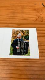 Met acordeon, Ophalen of Verzenden, Bidprentje