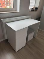 Bureau modern wit, Huis en Inrichting, Bureaus, Ophalen, Zo goed als nieuw, Bureau