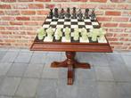 schaaktafel met schaakstukken vintage, Ophalen