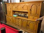 Diverse antieke kasten, bureau en staande klok, Ophalen of Verzenden
