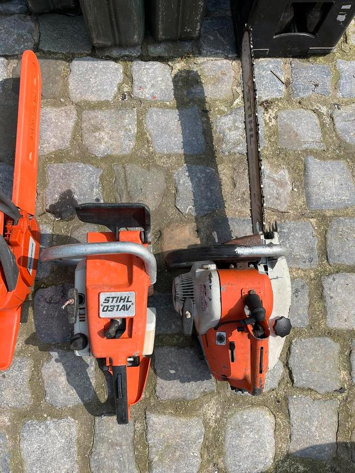 Kettingzaag stihl   kettingzagen bladblazers enz…., Jardin & Terrasse, Outils à main, Utilisé, Enlèvement