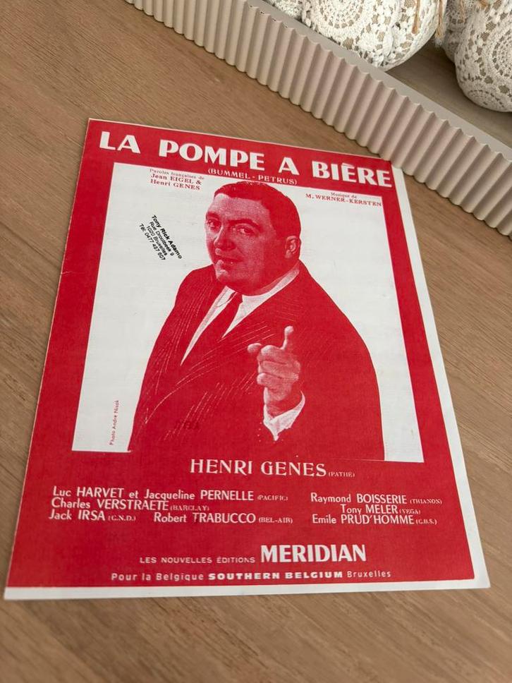 Partituur van de titel „The Beer Pump” van Henri Genes, Muziek en Instrumenten, Bladmuziek, Gebruikt, Artiest of Componist, Ophalen of Verzenden