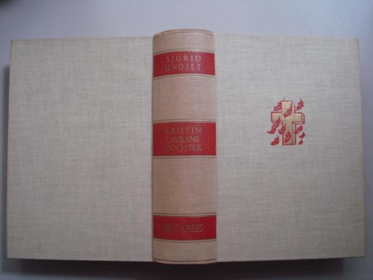 8. Sigrid Undset Kristin Lavransdochter Het Kruis 1947, Antiek en Kunst, Antiek | Boeken en Manuscripten, Verzenden
