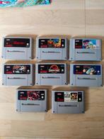 Super Nintendo games Mario, r-type, Jurassic, gp1, Comme neuf, Enlèvement ou Envoi