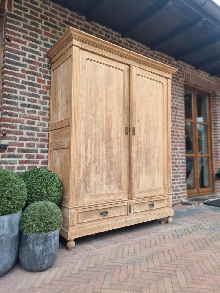 Massief houten halkast/kledingkast GRATIS LEVERING, Huis en Inrichting, Kasten | Kleerkasten, Zo goed als nieuw, Ophalen of Verzenden