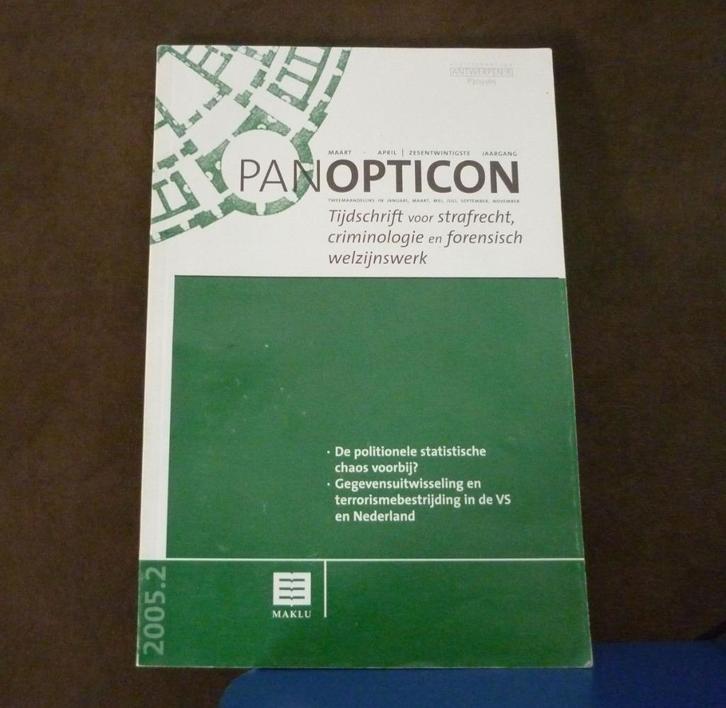 Gratis Tijdschrift PanOpticon, Tijdschrift voor Strafrecht, Verzamelen, Tijdschriften, Kranten en Knipsels, Tijdschrift, Ophalen of Verzenden
