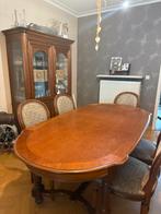 Vintage antiek tafel massief kerselaar, Ophalen, Gebruikt, 50 tot 100 cm