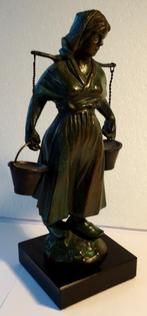 LA PORTEUSE D'EAU "REPRODUCTION EN BRONZE", Ophalen of Verzenden, Brons