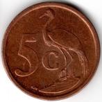 Zuid-Afrika : 5 Cent 2009 Taal : Zulu: iNingizimu Afrika KM#, Postzegels en Munten, Munten | Afrika, Verzenden, Zuid-Afrika, Losse munt