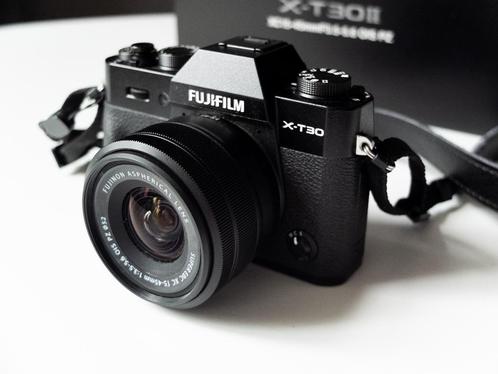 VENDU - Fujifilm X-T30 II Boitier Noir + 15-45 mm f/3.5-5.6, TV, Hi-fi & Vidéo, Photo | Lentilles & Objectifs, Comme neuf, Zoom