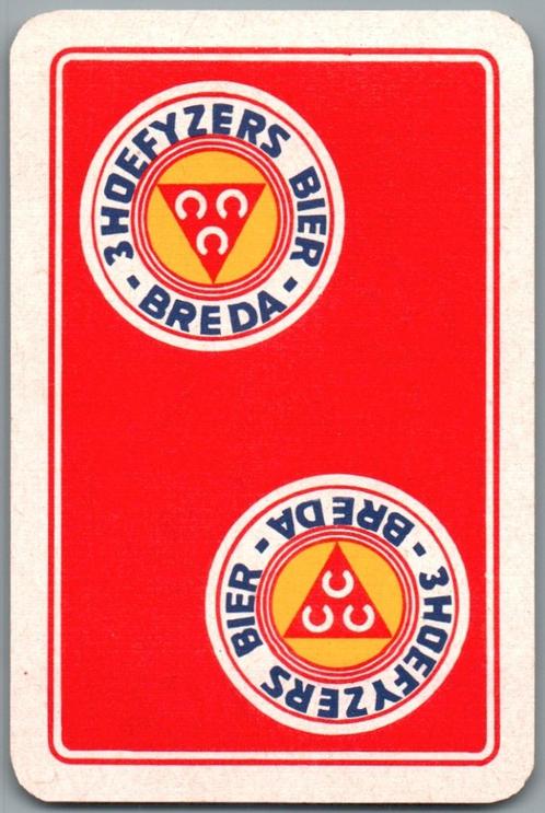 speelkaart - LK8592 - 2# 3 hoefijzers Breda, Verzamelen, Speelkaarten, Jokers en Kwartetten, Zo goed als nieuw, Speelkaart(en)