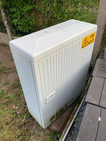 Elektrischeteits kast zonder inhoud en sleutel, Doe-het-zelf en Bouw, Ophalen, Gebruikt