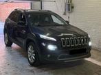 Jeep cherokee 2.0 diesel Automaat 46.000km, Automaat, Zwart, Blauw, Leder