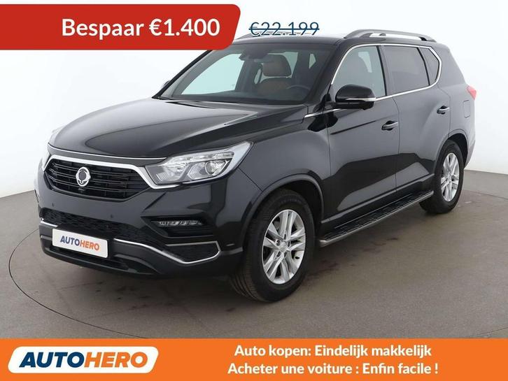 SsangYong Rexton 2.2 TD Crystal 4x4 (bj 2019, automaat), Auto's, SsangYong, Te koop, Rexton, 360° camera, 4x4, ABS, Achteruitrijcamera