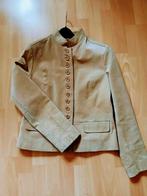 Jas splitleer + sjaaltje, Kleding | Dames, Verzenden, Zo goed als nieuw, Maat 38/40 (M), Jasje