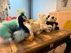 Knuffels pauw witte kat ijsbeer panda, Ophalen of Verzenden