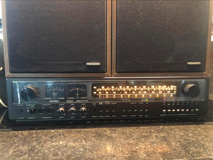 vintage SABA 9140 electronic receiver ULTRA-HIFI 1978, Antiquités & Art, Curiosités & Brocante, Enlèvement ou Envoi