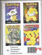 6 POKEMON ANSICHTKAARTEN, Ophalen of Verzenden, Nieuw, Meerdere kaarten