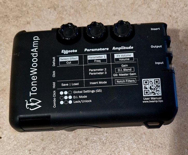 Tonewood amp  rechtstreeks op akoest. Gitaar zonder stroom!, Muziek en Instrumenten, Effecten, Gebruikt, Reverb, Ophalen