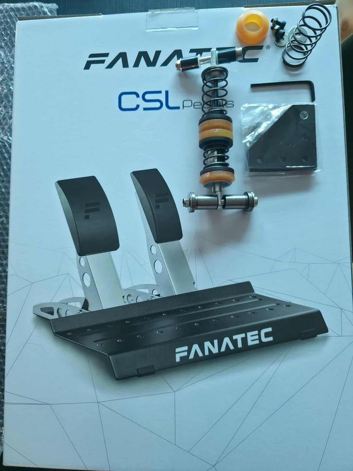 Pedalier Fantec CSL + Loadcell, Games en Spelcomputers, Games | Pc, Zo goed als nieuw, Ophalen