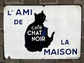 1949 Café Chat Noir emaille bord, Ophalen
