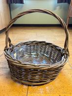 Magnifique panier en osier (rond), Enlèvement, Rond, Osier, Panier