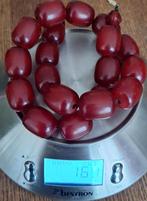 Antieke Cherry Faturan/bakeliet met werveleffect, 161gramm, Ophalen, Ketting