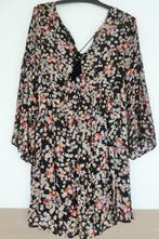 Jolie Robe Mango Noir Fleurie Bohème Manches Large T.38 NEUF, Kleding | Dames, Jurken, Mango, Ophalen, Nieuw, Maat 38/40 (M)