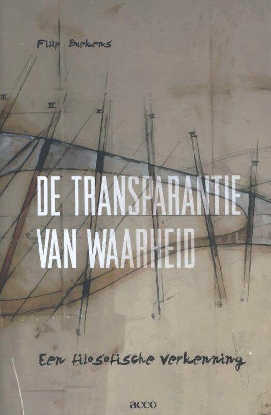 De transparantie van waarheid, Livres, Philosophie, Utilisé, Enlèvement ou Envoi