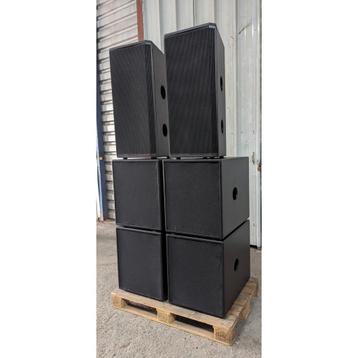 ✅ Speakerset 4x 18 RCF / 2x B&C thomann toppen, Autres marques, Enlèvement ou Envoi, Utilisé, Autres types