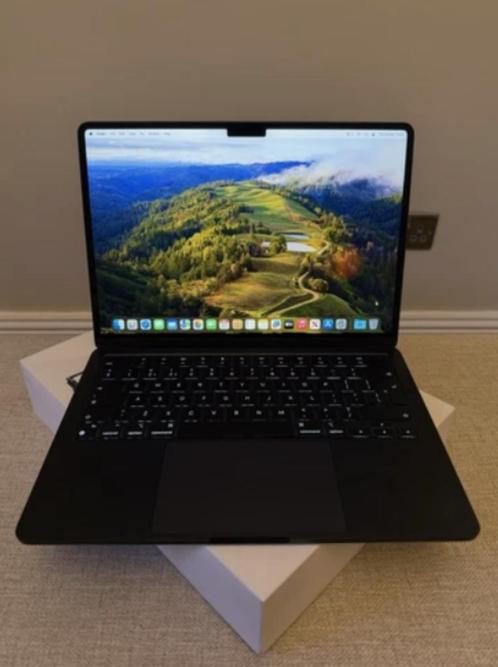 Apple MacBook Air 13.6 Inch M3 2024 8 GB RAM 256 GB SSD Midn, Computers en Software, Apple Macbooks, Gebruikt, MacBook Air, 13 inch