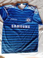 T-shirt Chelsea Hazard Samsung 10 nylon blauw 10-12j, Sport en Fitness, Voetbal, Ophalen of Verzenden, Zo goed als nieuw, Shirt