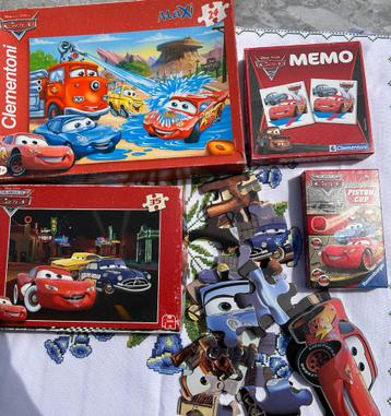 Puzzels Cars + memo spel + spel Cars beschikbaar voor biedingen