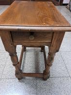 houten bijzettafeltje, Minder dan 55 cm, Gebruikt, Rustiek, Rechthoekig