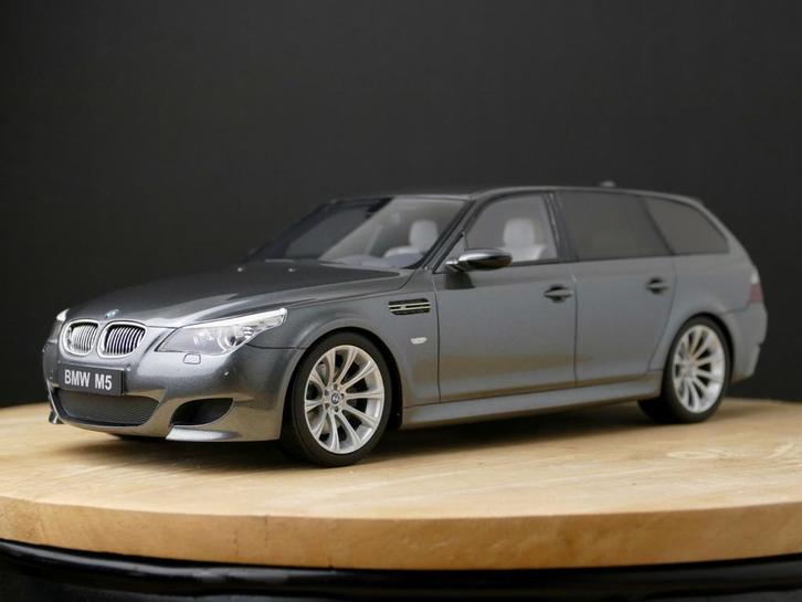 Otto BMW E61 M5 Space Grey Ltd. 3000 Pcs. 1:18 OT189, Hobby en Vrije tijd, Modelauto's | 1:18, Zo goed als nieuw, Auto, OttOMobile