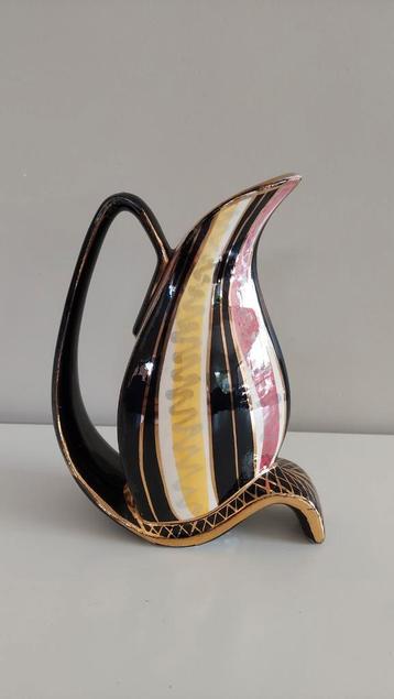 Kleurrijk vintage vaasje - H. Bequet - Quaregnon - model 549 beschikbaar voor biedingen