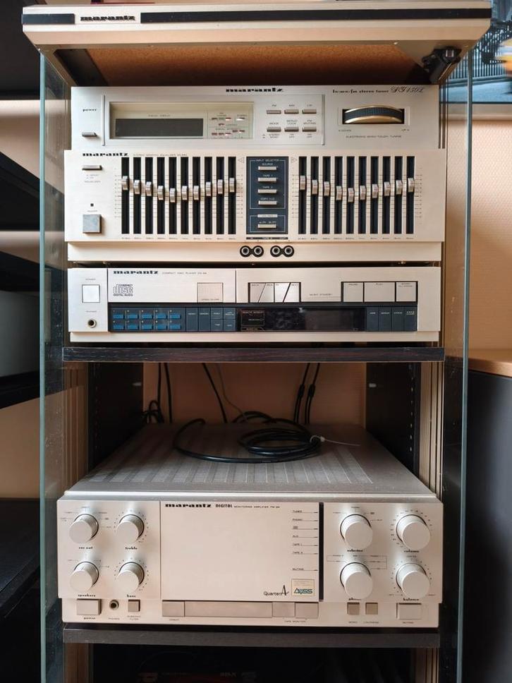 Marantz audioset, Audio, Tv en Foto, Stereoketens, Gebruikt, Cd-speler, Tuner of Radio, Overige merken, Losse componenten, Ophalen
