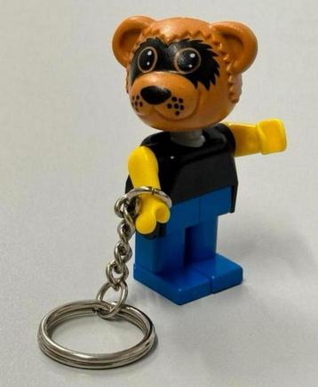 Vintage Lego Fabuland Ricky Racoon Figure 1984 sleutelhanger beschikbaar voor biedingen